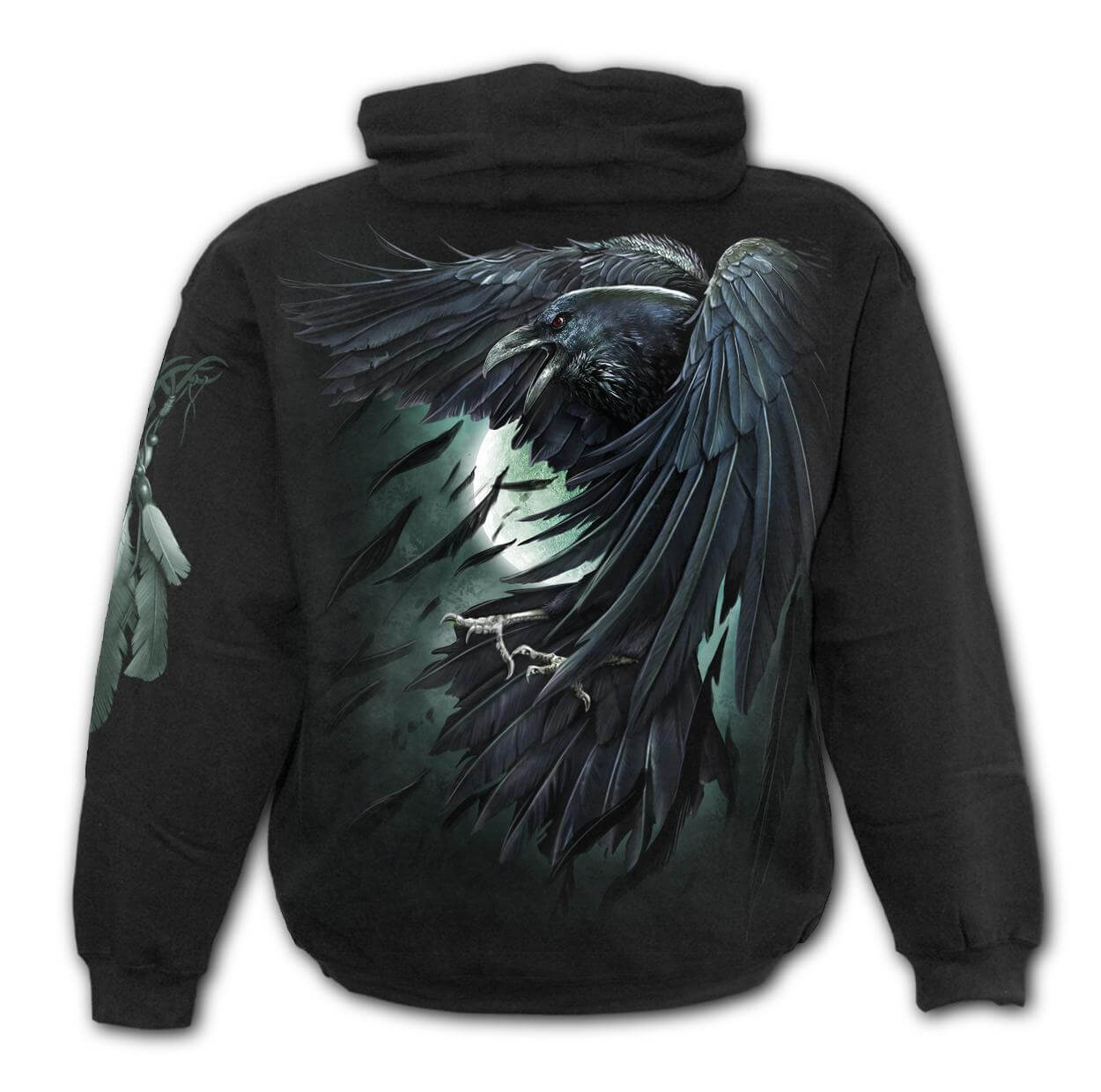 Hood Spiral Shadow Raven - Fatima.Dk