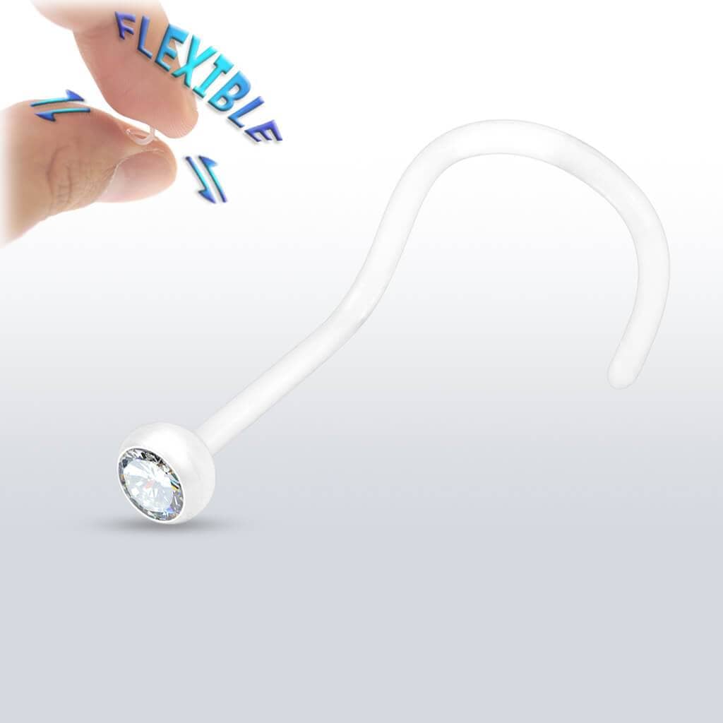 Næsefløjs Piercing - Silicone - Fatima.Dk