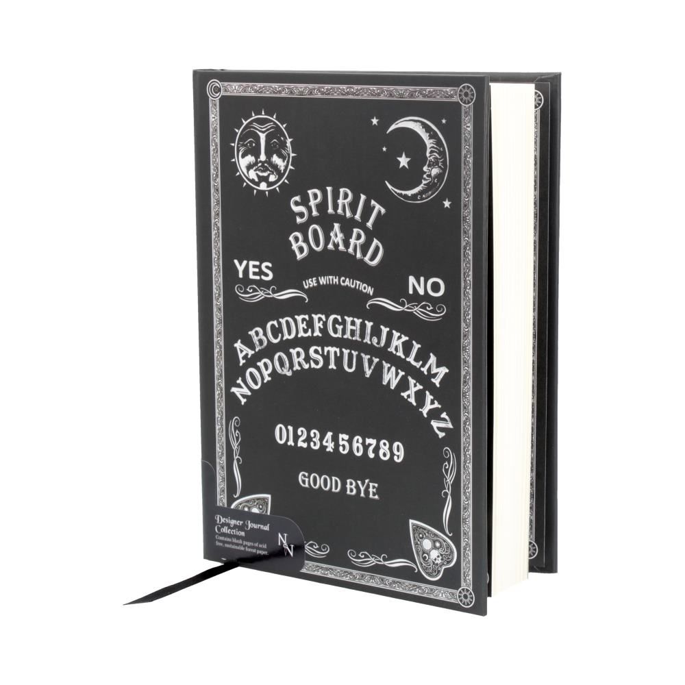 Notesbog Journal Black and White Spirit Board (17cm) - Fatima.Dk