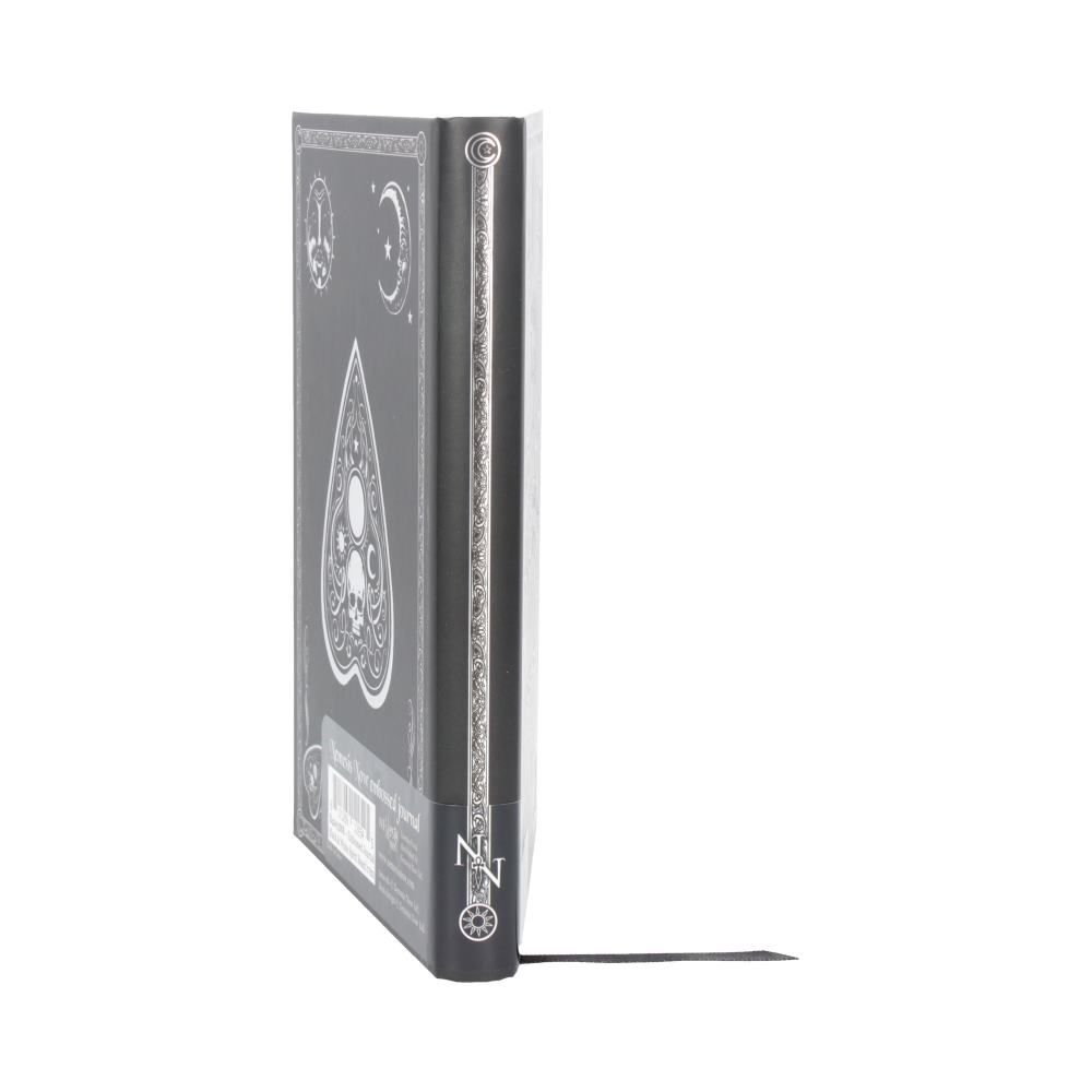 Notesbog Journal Black and White Spirit Board (17cm) - Fatima.Dk