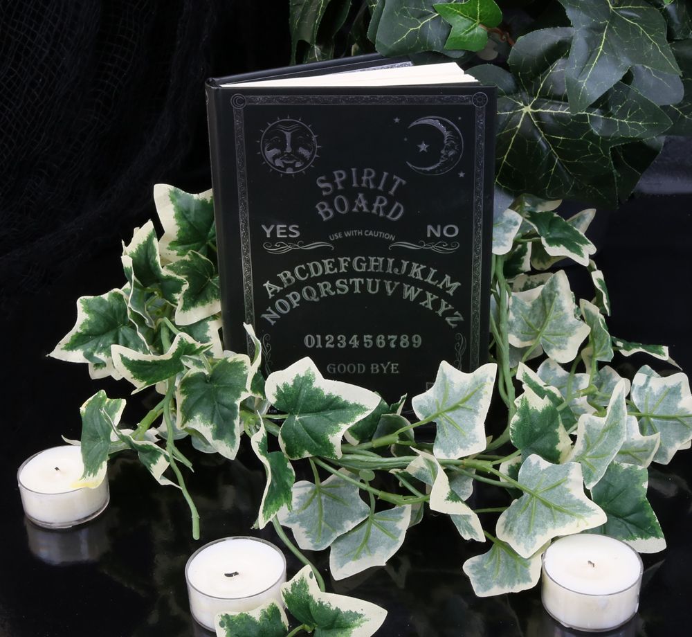Notesbog Journal Black and White Spirit Board (17cm) - Fatima.Dk
