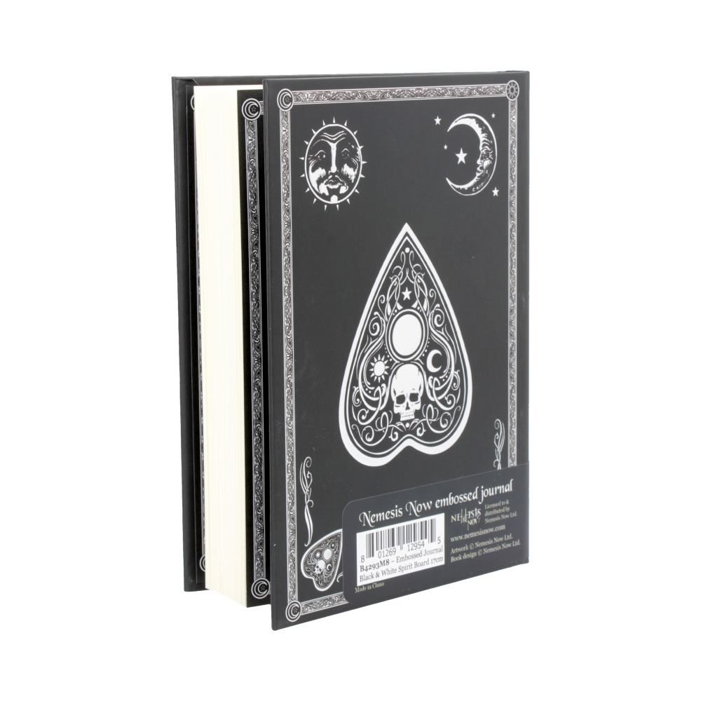 Notesbog Journal Black and White Spirit Board (17cm) - Fatima.Dk