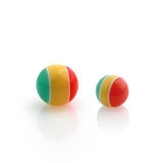 Piercingkugle Stripes - Plast - Fatima.Dk