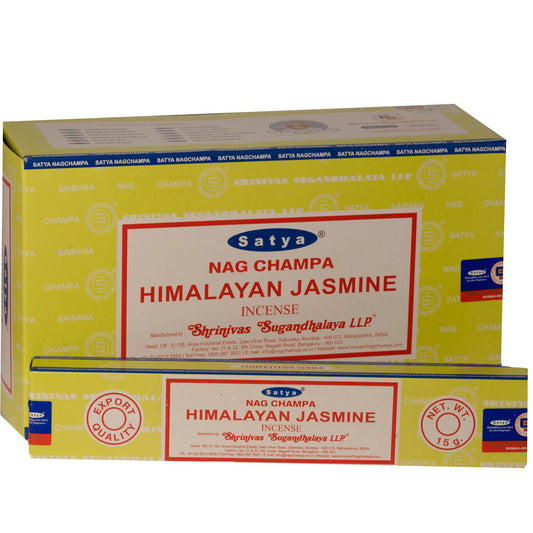 Røgelse Satya Himalayan Jasmine (15g) - Fatima.Dk