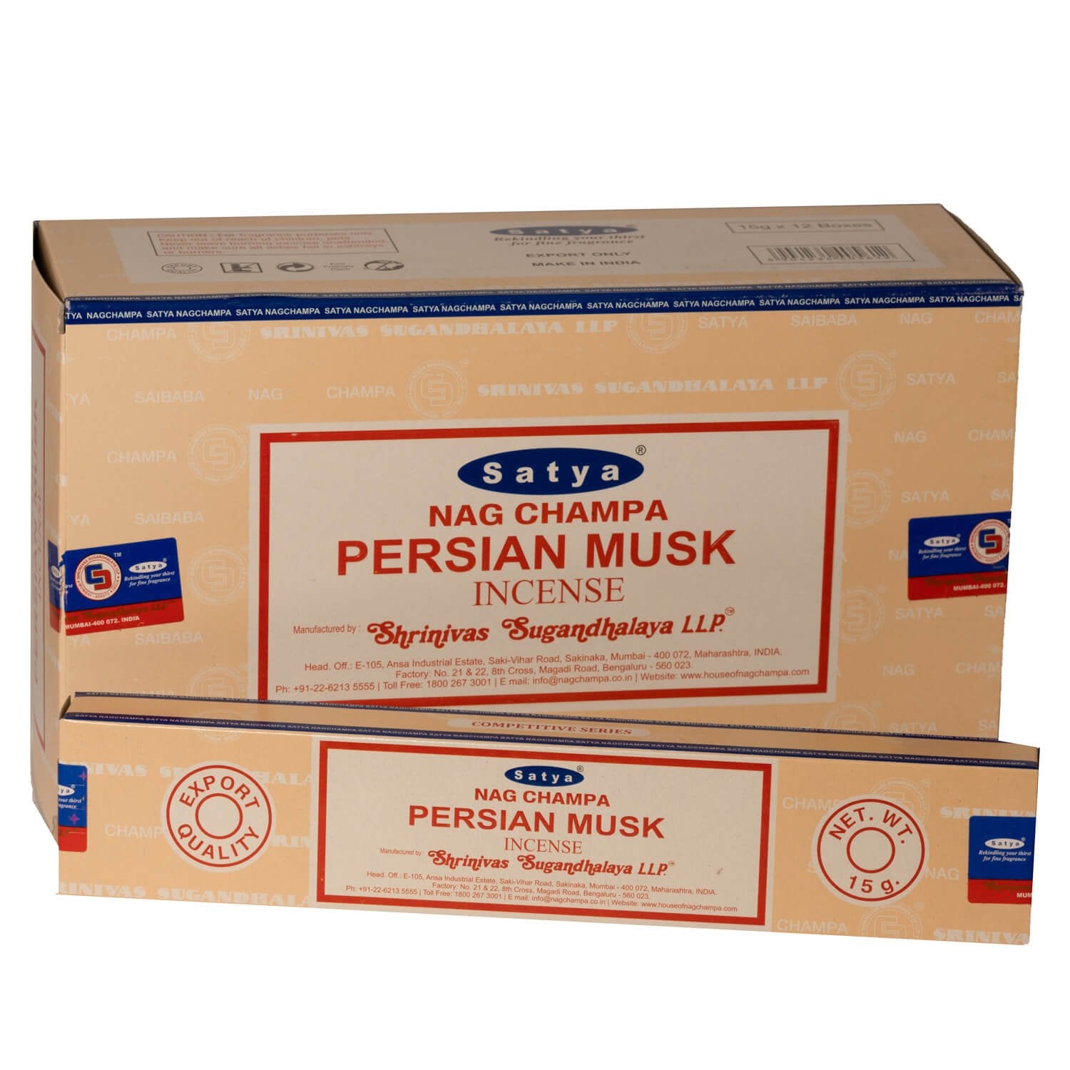 Røgelse Satya Persian Musk (15g) - Fatima.Dk