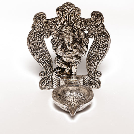 Røgelsesholder Metal Ganesh - Fatima.Dk