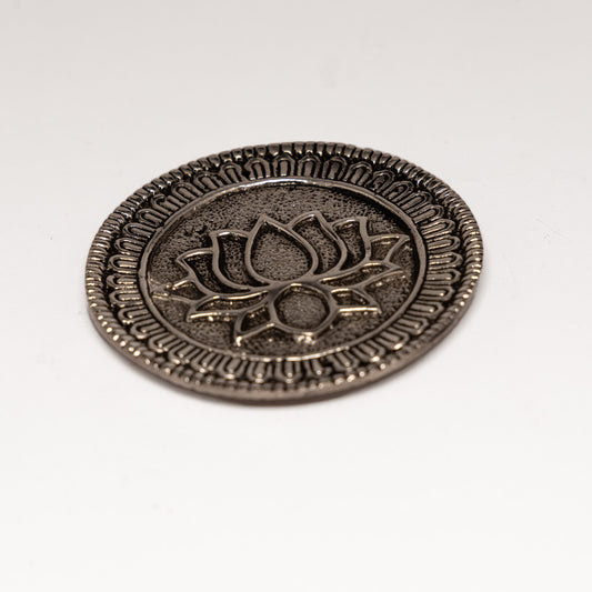 Røgelsesholder Metal Lotus - Fatima.Dk
