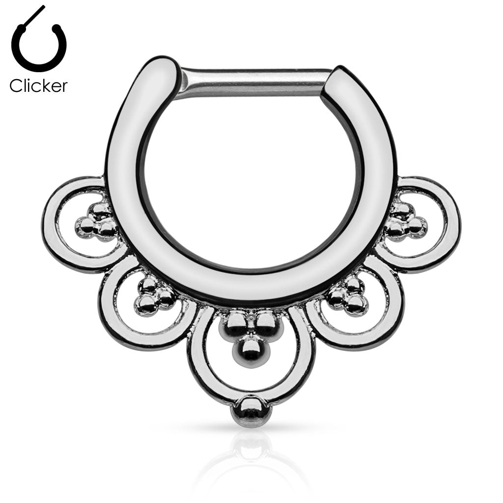 Septum Clicker Kirurgisk Stål Bells - Fatima.Dk