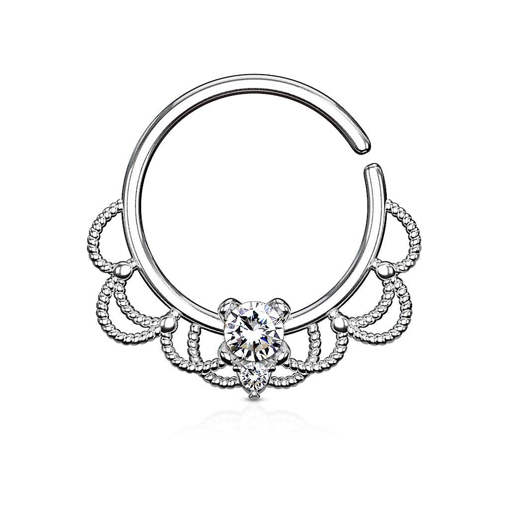 Septum Twist Kirurgisk Stål Veil - Fatima.Dk