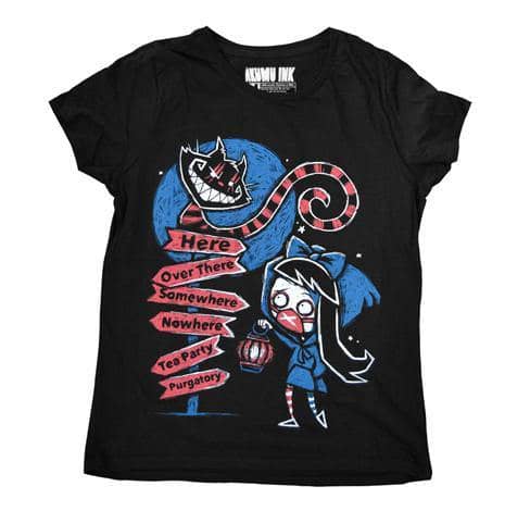 T-shirt Akumu A Smile in the Dark (Pigefit) - Fatima.Dk