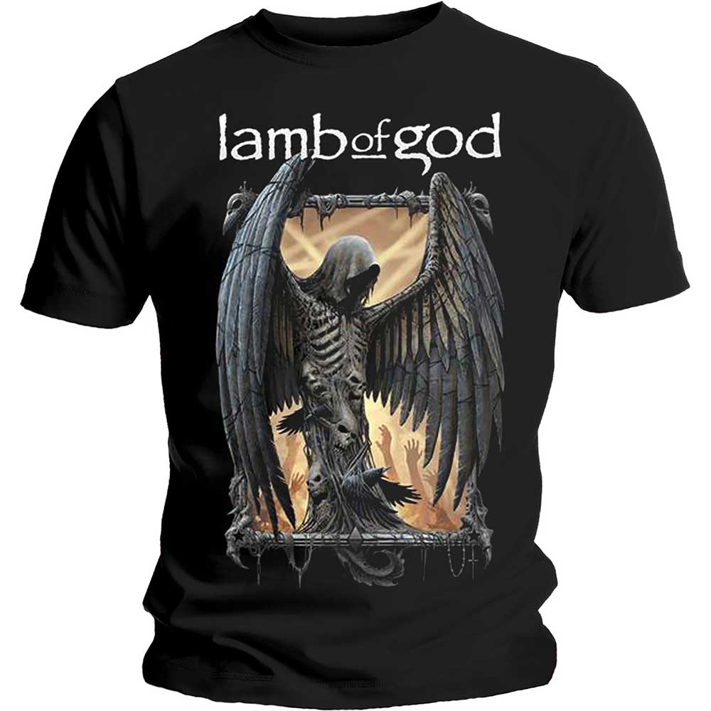 T-shirt Lamb Of God - Winged Death (Unisex) - Fatima.Dk