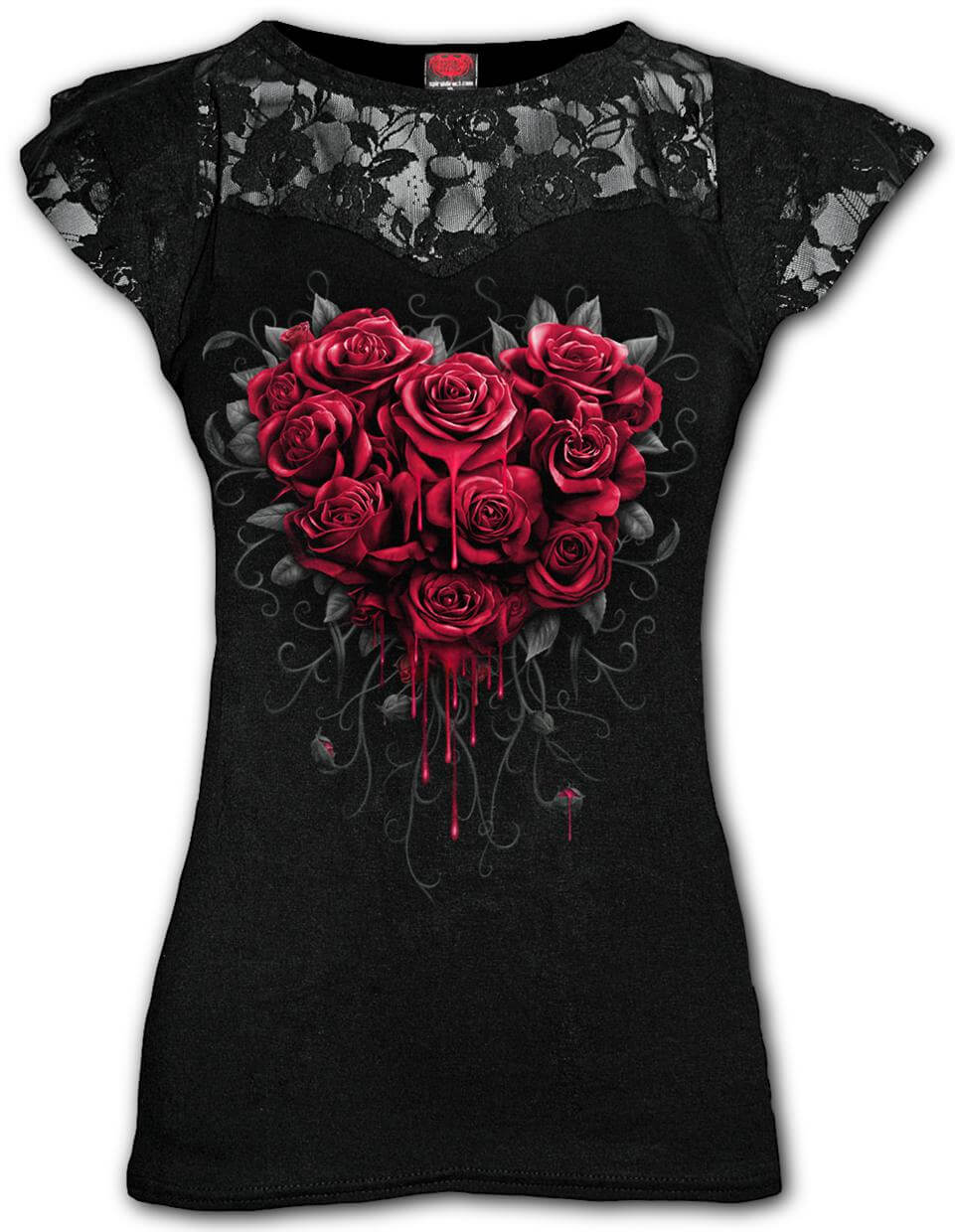 T-shirt Spiral Bleeding Heart - Fatima.Dk