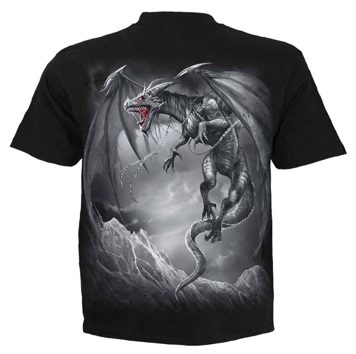 T-shirt Spiral Dragons Cry - Fatima.Dk