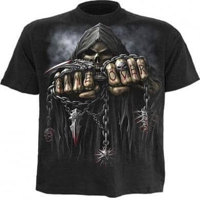 T-shirt Spiral Game Over - Fatima.Dk