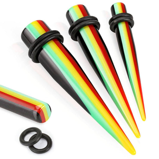 Tapers Stretch Rasta - Fatima.Dk